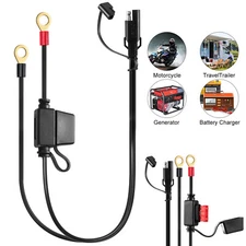 Motorcycle Battery Terminal Solar Cell Sae Connection Wire Connector Harness