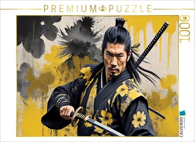 CALVENDO Puzzle Samurai Raidon - Donnergott | 1000 Teile Lege-Größe 64x48cm Foto