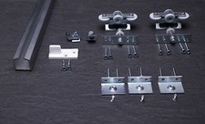 ABO Schiebetürbeschlag Laufschiene Schiebetor Beschlag 150 cm, 200 cm oder 250cm