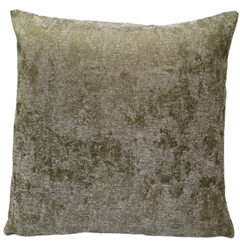 Olive Green Plain Rustic Cushion Covers 18 x 18" Inch / 45x45cm - X-thick Fabric - Picture 1 of 6