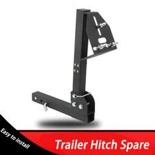 Trailer Hitch Mount Spare Tire Carrier Foldable Hitch Mount Fit For 2 Receiver
