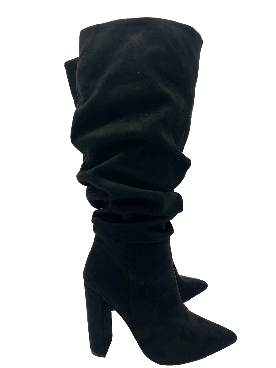 Bottines Noires à Talons Steve Madden - Taille UK 7 (environ EU 40) - Fermeture éclair Latérale Dorée - Hauteur Cheville - Occasion