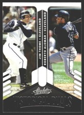 Jim Thome / Roberto Alomar #HD-JR 2022 Panini Absolute Historical Duals Retail