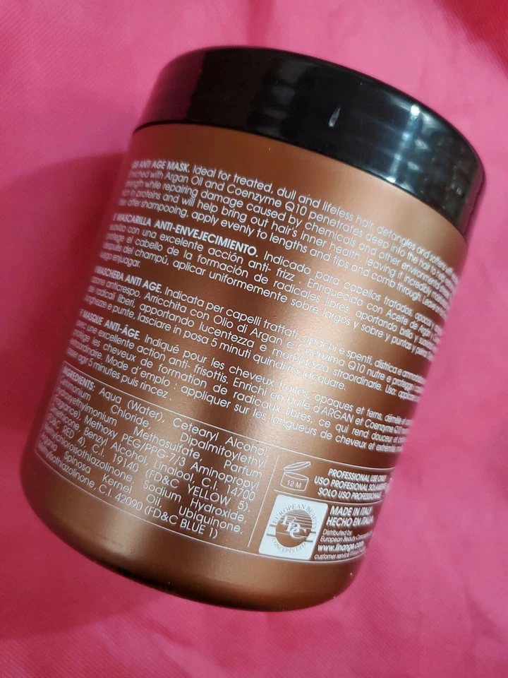 Linange Anti-Age Indulgence Mask w/Argan Oil and CoQ10 1000 ml - Image 2 of 4