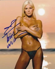 Playboy Model WWE and WWC Torre Wilson Signed Photo 8x10 COA