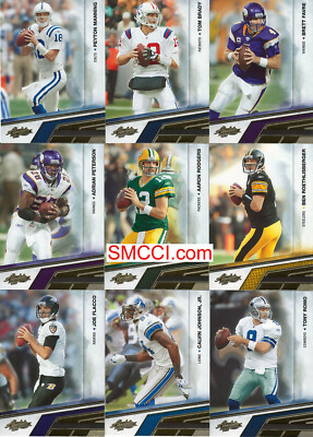 2010 Absolute Memorabilia Football Complete Mint Basic Set  Favre Tom Brady PLUS