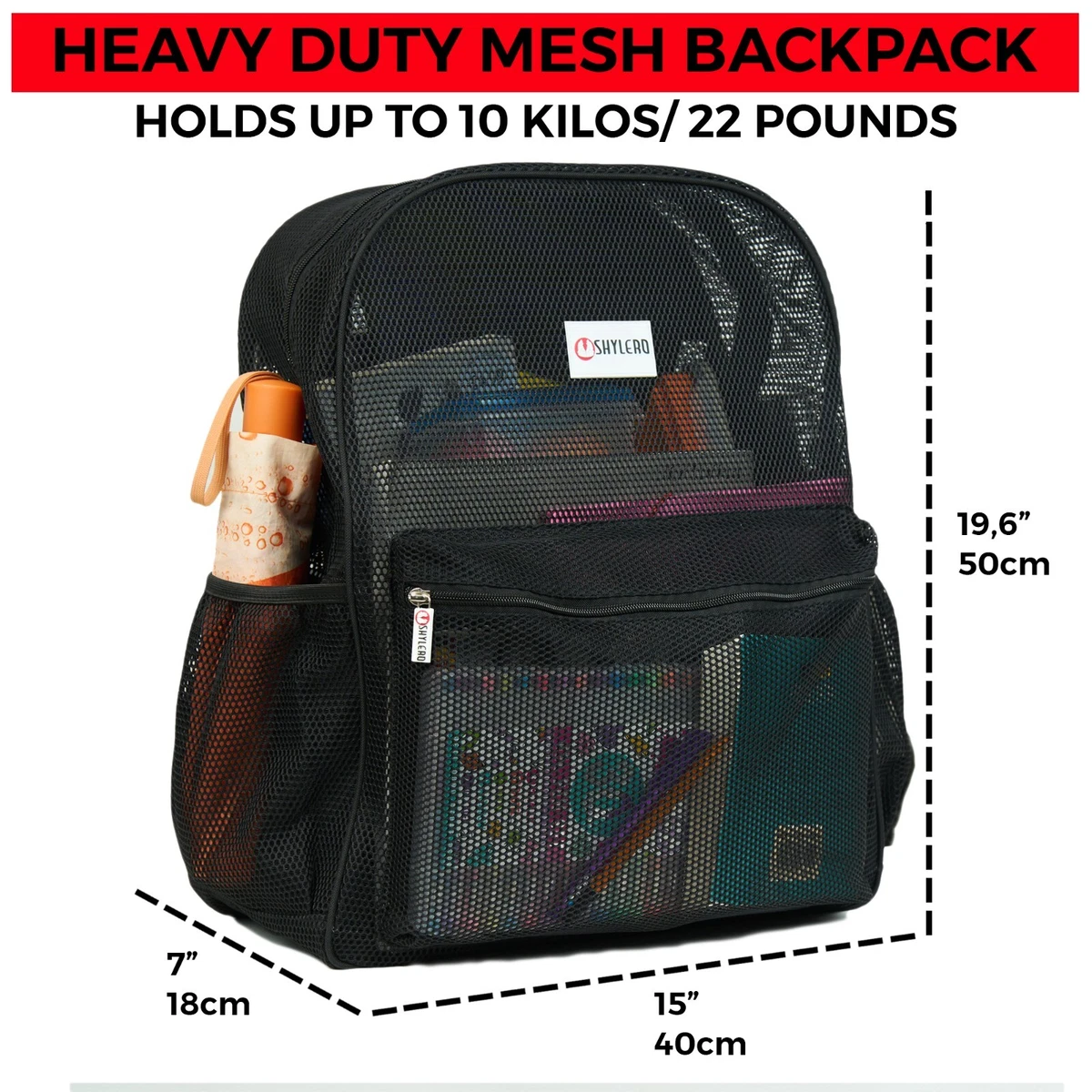 Mesh Backpack XXL (36L) | H19.6