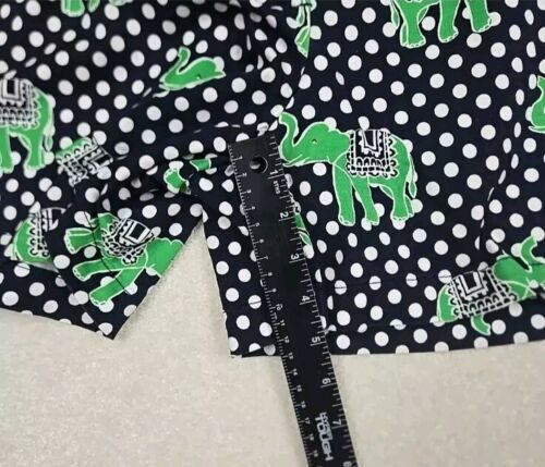 Crown Ivy Elephant Chino Shorts Womens Blue Green Polka Dot In Size 8 - Picture 6 of 8