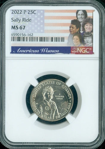2022 Sally Ride Womens Quarter NGC MS67 Quality