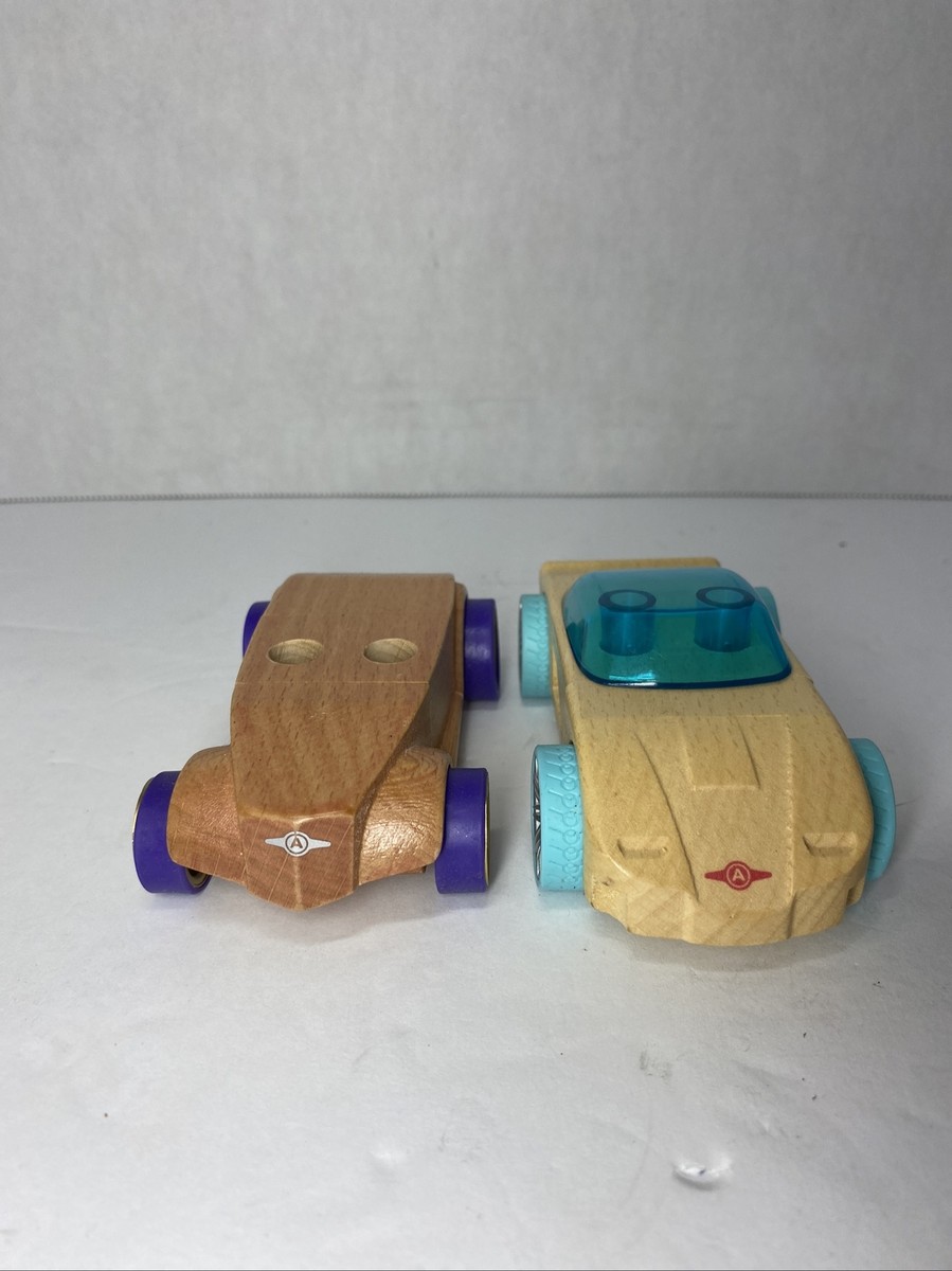 AUTOMOBLOX 木製ミニカー 2台セット Amazon.com: Automoblox