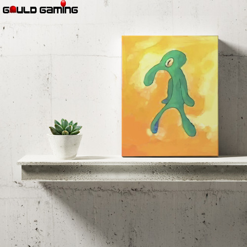 Bold and Brash Canvas Painting Wall Art Prints Decor Gifts Sponge Squidward New