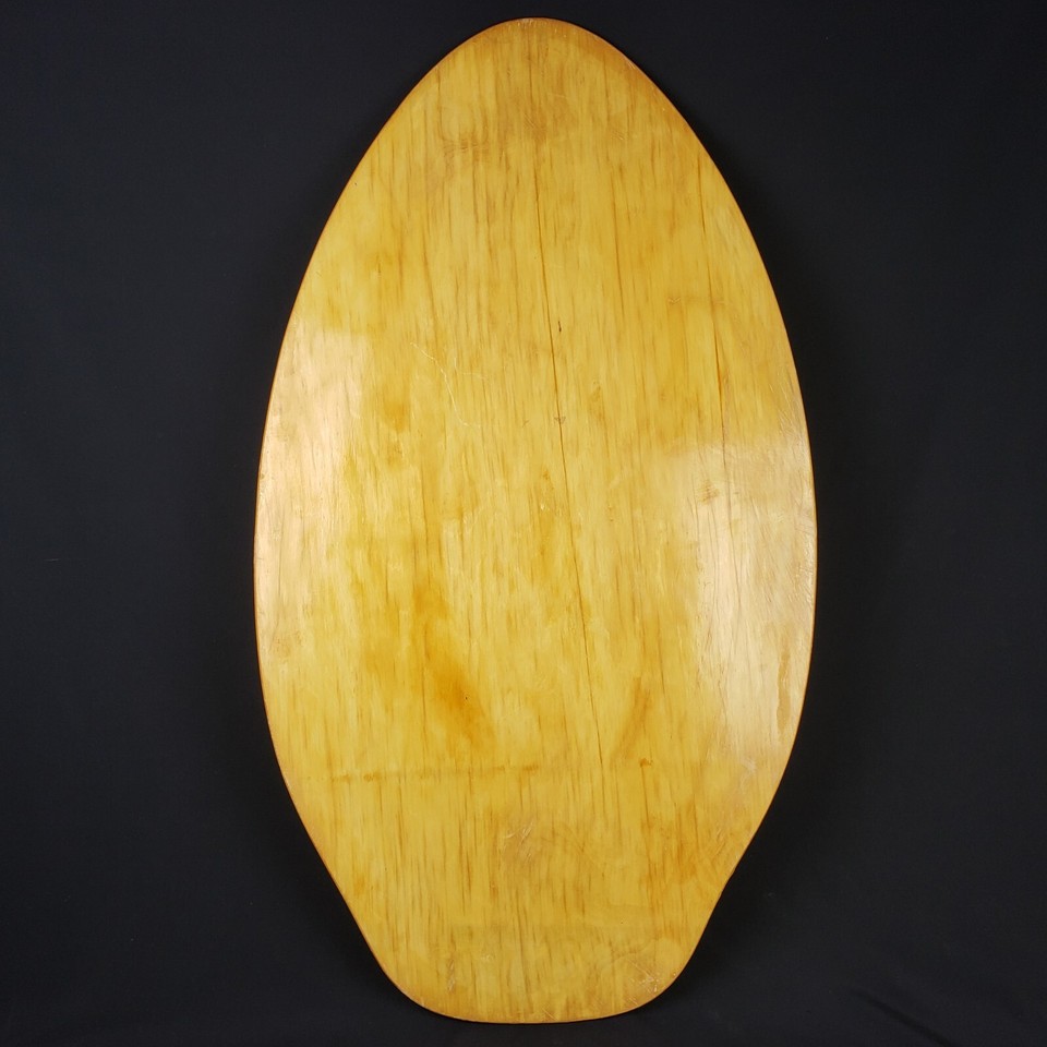 Vintage Wood Wave ActIon Skimboard Boogie Board Hilton Head Island