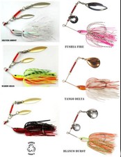 Spinnerbait Fishing Lures 6 Pcs – Mixed Blades Pike Bass Perch Predators Job Lot