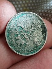 1965 Great Britain 6 PENCE SIXPENCE Queen Elizabeth II collectable coin T58.1
