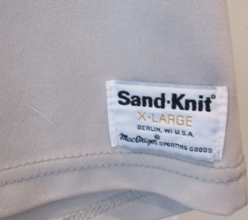 Винтажный 1980-е Detroit Tigers бейсбольная футболка песок вязаный MLB мужчин XL кружка лот VGC - Изображение 4 из 4