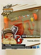 OVERWATCH TORBJORN NERF MICRO SHOTS HAND GUN NEW IN BOX