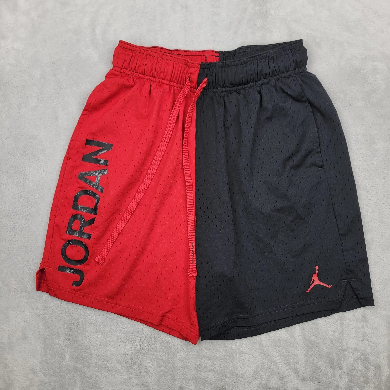Jordan Shorts Ragazzo Medio Nero Rosso Jogger Basket Maglia Felpa Jumpman Y2K Bambino