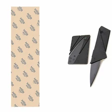 Mob Clear Skateboard Grip Tape Sheet 9" x 33" with Griptape Cutter Knife