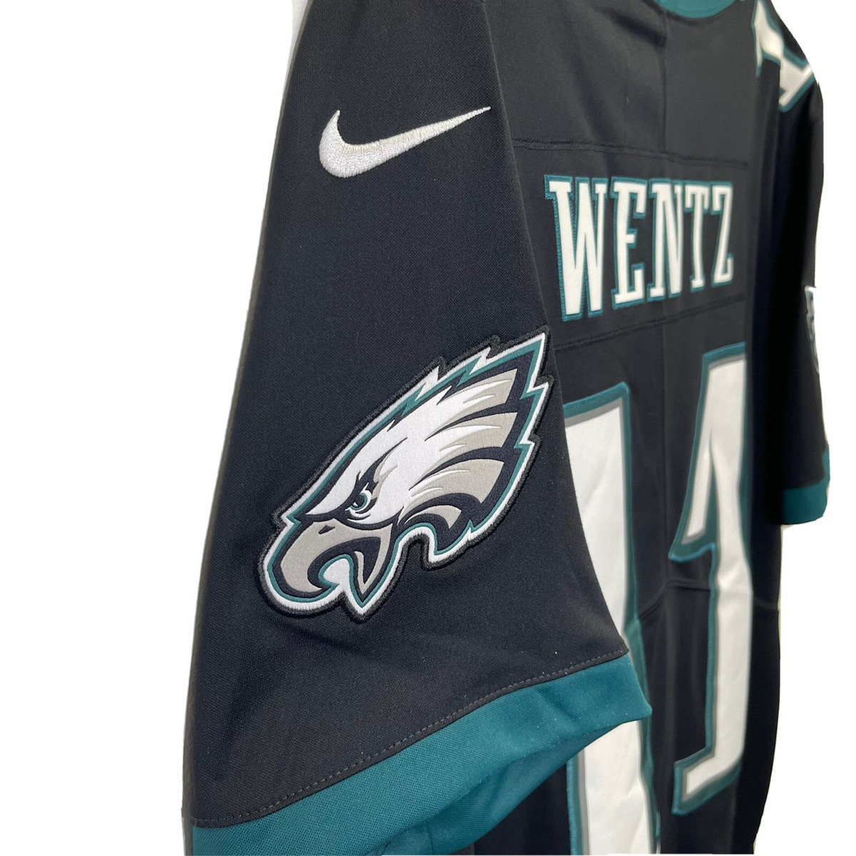 Philadelphia Eagles Nike NFL Jersey Wentz 11 On Field Black Philadelphia Eagles Nike NFL Jersey Wentz 11 On Field Black
