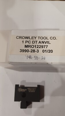 Crowley Tool Co. DT Anvil MRO122977, 3990-28-3, #136918