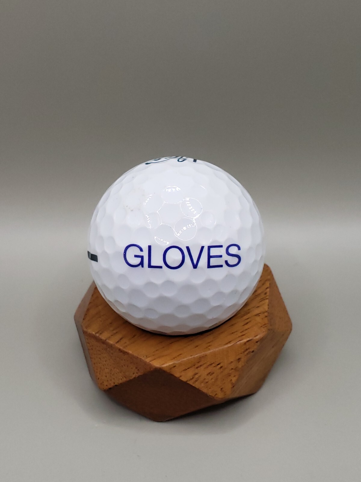 GLOVES Logo Golf Ball VICE Collectors Display Ball-image