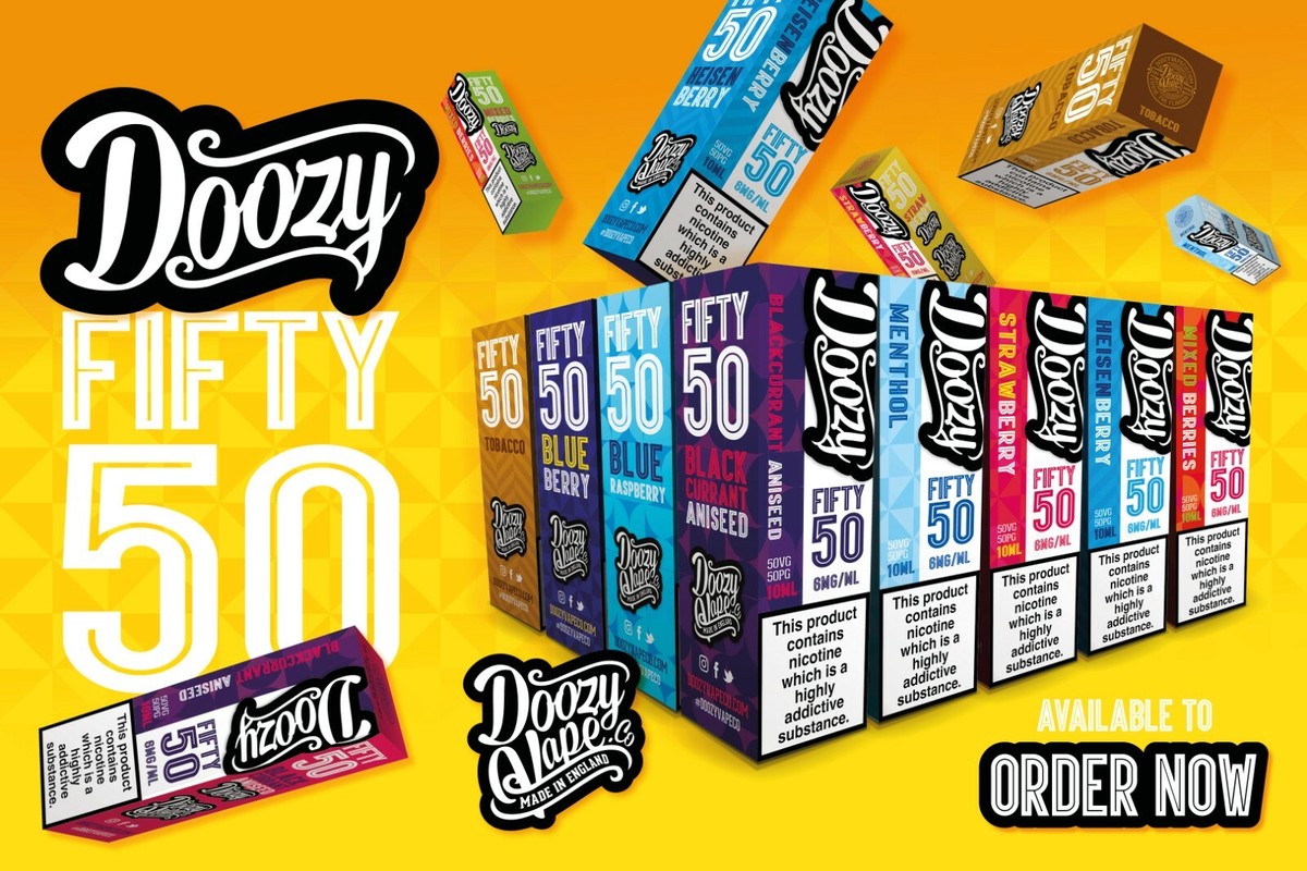 DOOZY Vape Juice E-Liquid 10ml | 3mg 6mg 12mg 18mg Nicotine | 50/50 QUALITY  UK