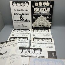 Britains Beatles Appreciation Society BBAS Magazines 1 2 3 4 Dave Durbane 1977