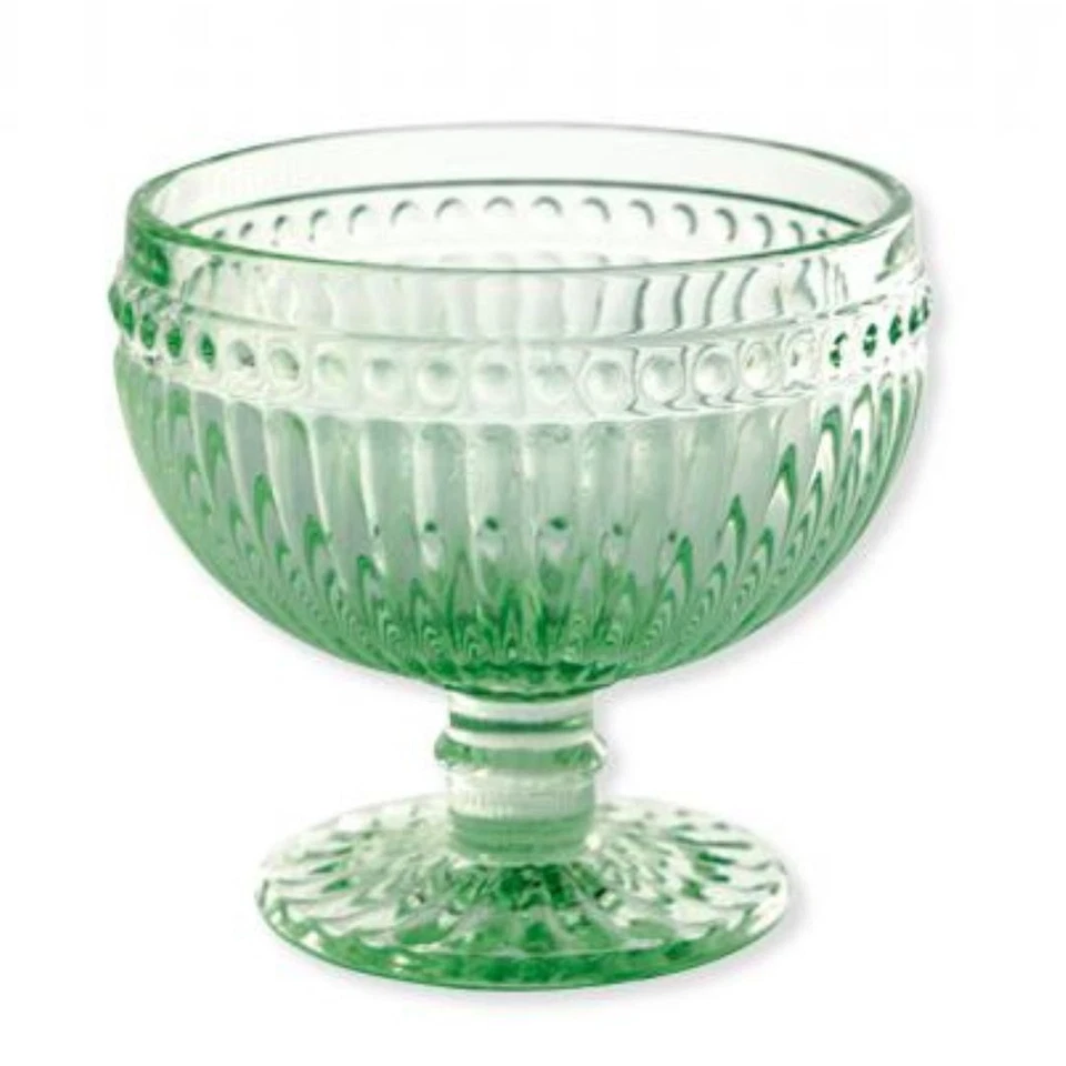 Greengate Postre Alice Cristal Verde 300ML Tazón Vidrio Everyday Pálido Verde - Imagen 1 de 1