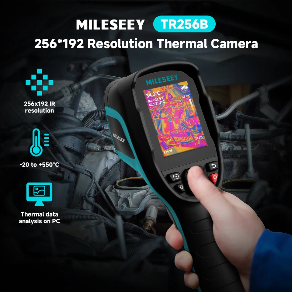 MiLESEEY Infrared Thermal Imager&Visible Light Camera IR Resolution -20°C ~550°C - image 3 of 4