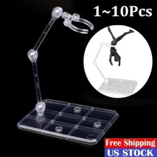 1~10Pcs Adjustable Action Figure Display Holders Base Doll Model Support Stand