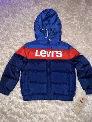 Levis kids boys winter jacket warm size 4/5