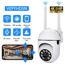 8MP Wifi IP Wireless Security Surveillance PTZ Camera 4X Zoom Cameras Tracking T