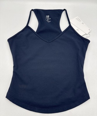 CSB Form Leisure Tank Top Deep Navy Blue Size Small NWT ! V