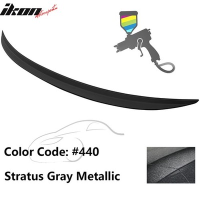 Fits 19-26 BMW G20 3-Series/G80 M3 Trunk Spoiler M Performance Lip #440 Gray Kit