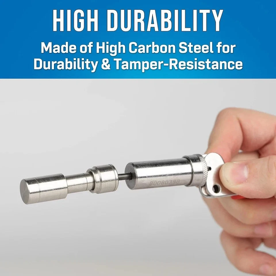 BARREL LOCK PLUNGER KEY Electric Gas Water Utility Tool Highfield Channel - Image 2 of 4