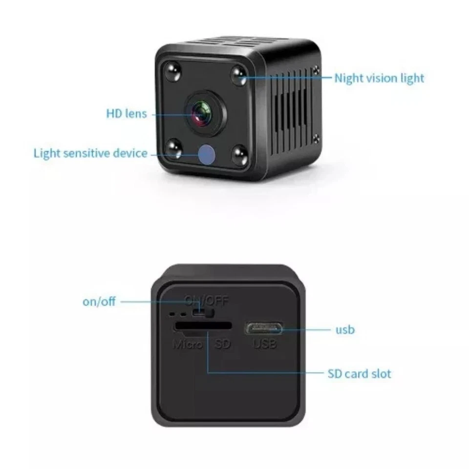 Mini WiFi Smart IP Camera HD 1080P Wireless Security Night Vision Motion Detecti - Image 3 of 4