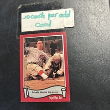 Jb7c Eight Men Out 1988 Pacific #51 Henri Groh Ray Schalk Gordon Clapp