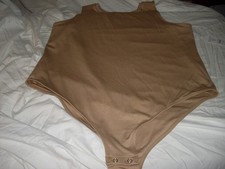 Womens Time And Tru Smoothing Bodysuit Size XXXL 22 Sleeveless One Piece