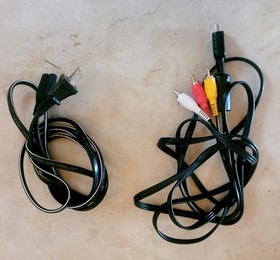 Playstation 2 PS2 Fat Console Bundle + 2 SG Guitar Hero W Games Rock Band Cords