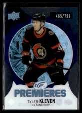 2023-24 Upper Deck Ice Hockey Premieres Blue #222 Tyler Kleven /799