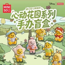 Miniso Winnie The Pooh Touching Garden Series Blind Box Plush Figure Sealed Box