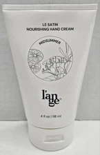 L'ange Lange Le Satin Midsummer Nourishing Hand Cream 4oz 118ml New