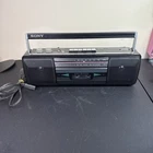 Sony CFS-220 Soundrider AM/FM Stereo Cassette-Corder Auto Reverse - READ