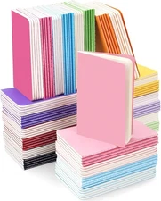 Small Lined Notebooks Bulk 120 Pack Mini Journal Pocket Notepads Set Colorful Co