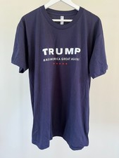 Navy Blue American Apparel 2016 MAGA shirt Made in the USA mens size XL
