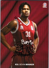 Original Autogramm Devin Booker Basketball /// Autograph signiert signed signee