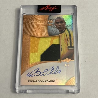 Ronaldo Nazario Autograph 2026 Leaf Magnificence Memorabilia #Sm-Rn2 3/5 Soccer