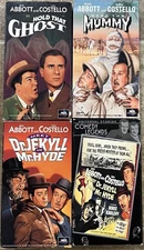 ABOTT AND COSTELLO VHS LOT; MEET THE MUMMY, HOLD THST GHOST, MEET DR JEKYLL/HIDE