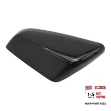 Glossy Black Exterior Left Driver Side Door Rear View Mirror Cover, Trim
