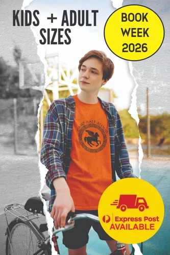 Percy Jackson - Camp Half Blood T Shirt -Book Week 2026 - KIDS/ADULT SIZES